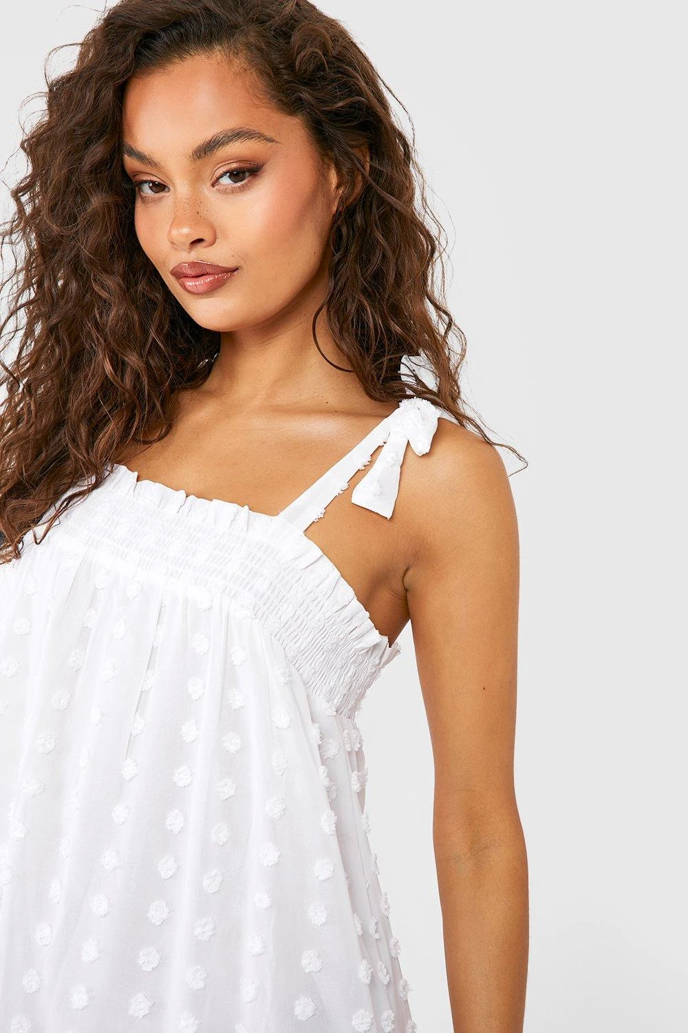 Robe Plumetis Nouée 6 Robe Plumetis Nouée – Image 4