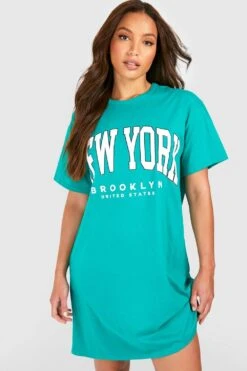 Tall - Robe T-shirt Oversize à Imprimé New York