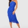 Robe Dos Nu En Jacquard -BOOHO Kleidung Magasin gzz54718 cobalt xl