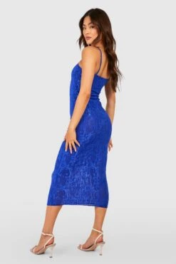 Robe Dos Nu En Jacquard -BOOHO Kleidung Magasin gzz54718 cobalt xl 1