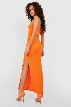 Robe Bandeau Texturée 7 Robe Bandeau Texturée -BOOHO Kleidung Magasin gzz55110 orange xl 1