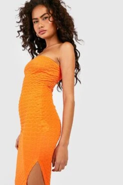 Robe Bandeau Texturée 9 Robe Bandeau Texturée -BOOHO Kleidung Magasin gzz55110 orange xl 3