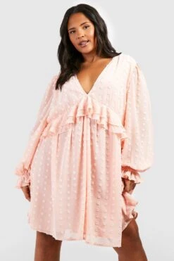 Grande Taille - Robe à Volants