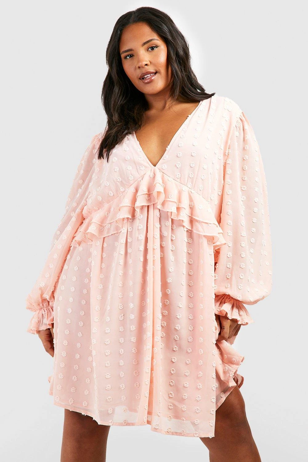 Grande Taille - Robe à Volants 3 Grande Taille - Robe à Volants