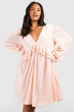 Grande Taille - Robe à Volants 8 Grande Taille - Robe à Volants -BOOHO Kleidung Magasin gzz55141 blush xl 2