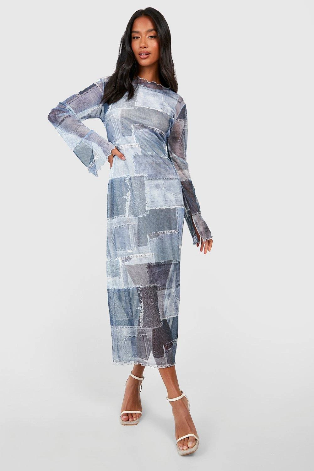 Petite - Robe Mi-longue En Mesh 3 Petite - Robe Mi-longue En Mesh