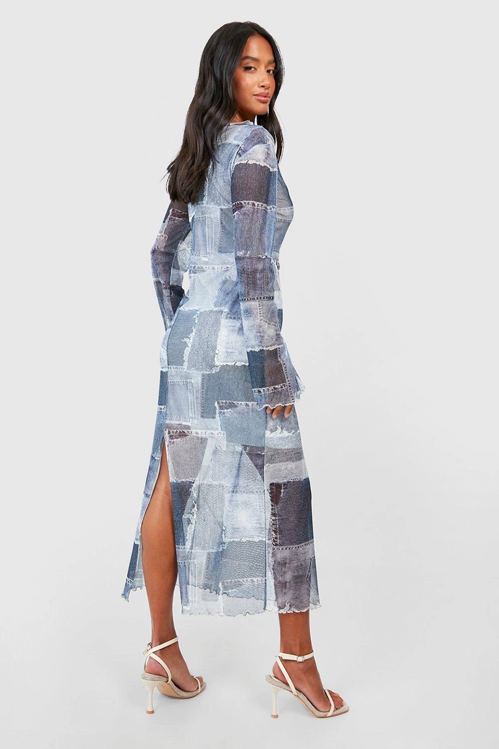 Petite - Robe Mi-longue En Mesh 4 Petite - Robe Mi-longue En Mesh â Image 2