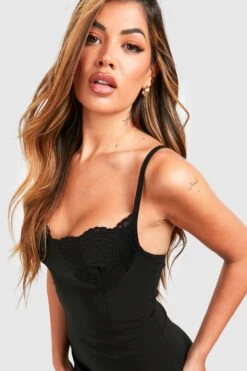 Robe Mi-longue à Dentelle -BOOHO Kleidung Magasin gzz55481 black xl 3