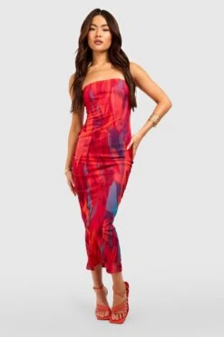 Robe Mi-longue En Mesh Imprimé -BOOHO Kleidung Magasin gzz55493 pink xl 2