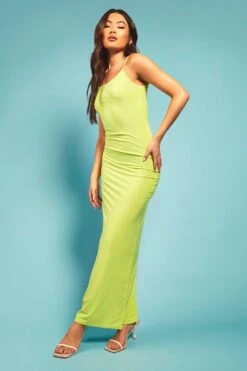 Robe Longue Basique -BOOHO Kleidung Magasin gzz55784 lime xl 2