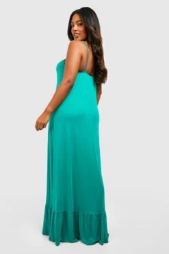 Grande Taille - Robe Patineuse En Jersey -BOOHO Kleidung Magasin gzz55810 green xl 1