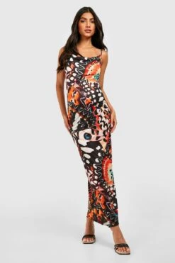 Maternité - Robe Longue Imprimé Papillon -BOOHO Kleidung Magasin gzz55852 multi xl 2