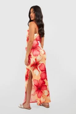 Maternité - Robe De Grossesse Longue Fleurie 7 Maternité - Robe De Grossesse Longue Fleurie -BOOHO Kleidung Magasin gzz55853 yellow xl 1