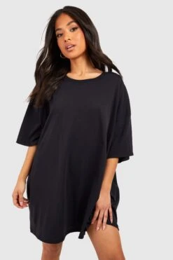 Petite - Robe T-shirt Basique En Coton