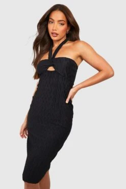 Tall - Robe Mi-longue Plissée à Découpe