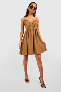 Robe Courte Dos Nu -BOOHO Kleidung Magasin gzz58302 beige xl 2