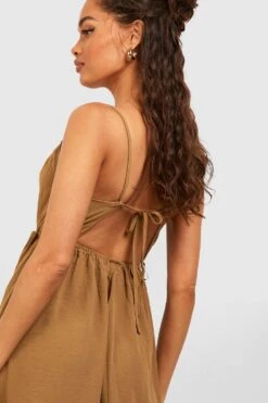 Robe Courte Dos Nu -BOOHO Kleidung Magasin gzz58302 beige xl 3