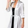BOOHOO Robe De Chambre Satinée -BOOHO Kleidung Magasin nzz99894 grey xl