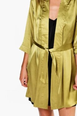 BOOHOO Robe De Chambre Satinée -BOOHO Kleidung Magasin nzz99894 grey xl 3