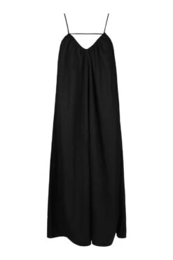 Grande Taille - Robe Longue à Découpe Et Bretelles -BOOHO Kleidung Magasin pzz62609 black xl 2