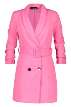 Petite - Robe Blazer Avec Fermeture à Boutons -BOOHO Kleidung Magasin pzz73179 hot20pink xl 2