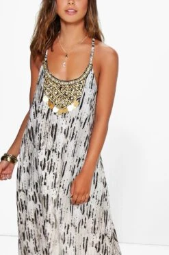 Petite - Robe à Imprimé Serpent Et Ornements -BOOHO Kleidung Magasin pzz95503 multi xl 3