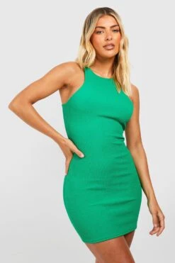 BOOHOO Robe De Plage Effet Plissé à Dos Nageur 9 BOOHOO Robe De Plage Effet Plissé à Dos Nageur -BOOHO Kleidung Magasin szz01105 green xl 3