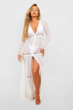 Robe De Plage En Dentelle